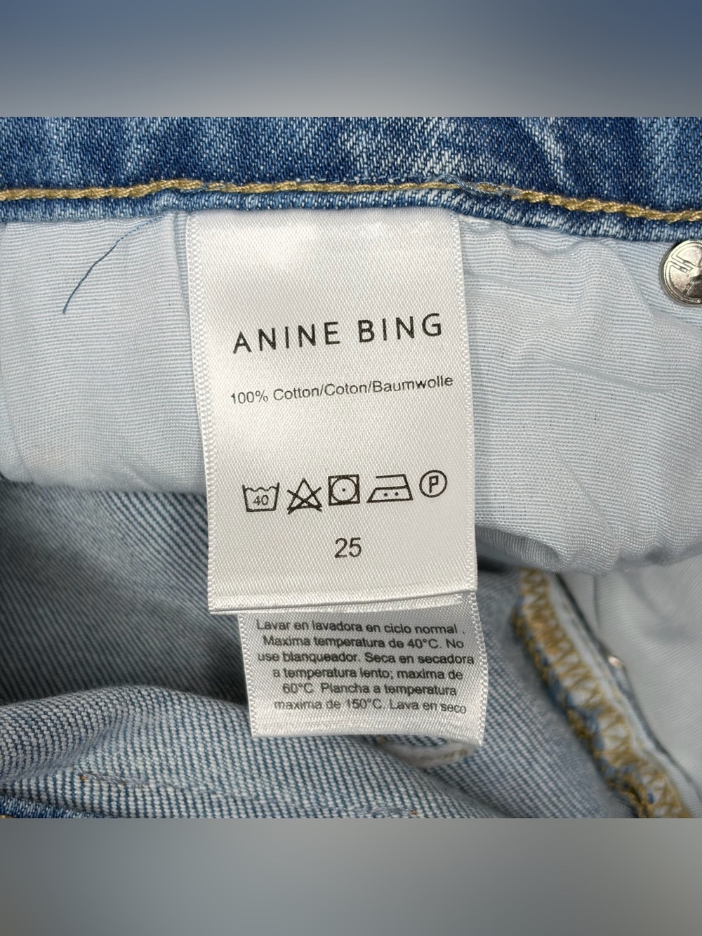 Anine Bing Hugh Straight Jeans - Picture 4 of 7